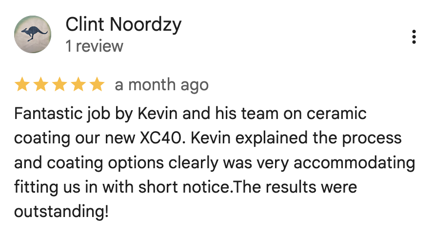 Google review from Clint Noordzy
